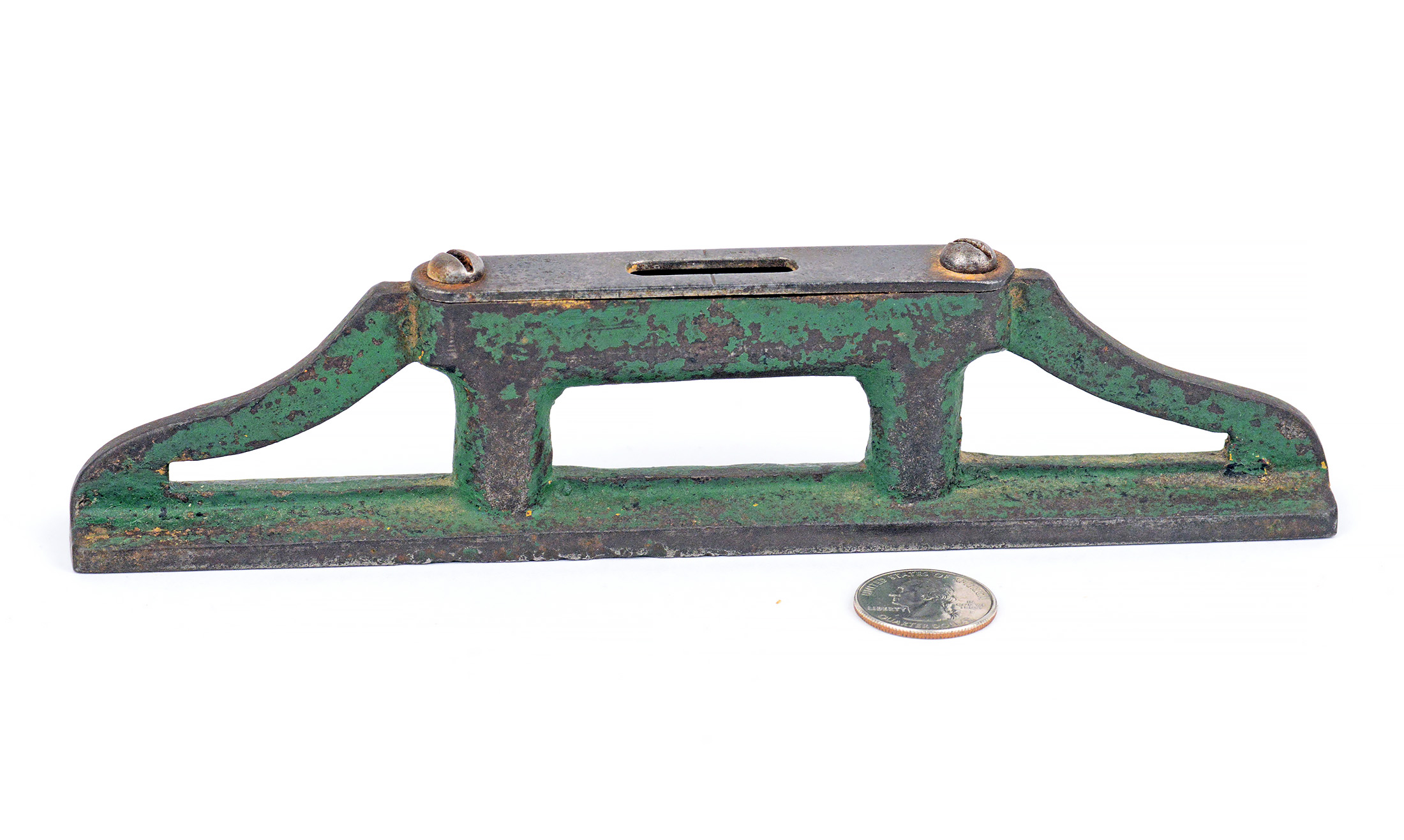 8.5″ Single Rail Cast Iron Level Vintage Vials