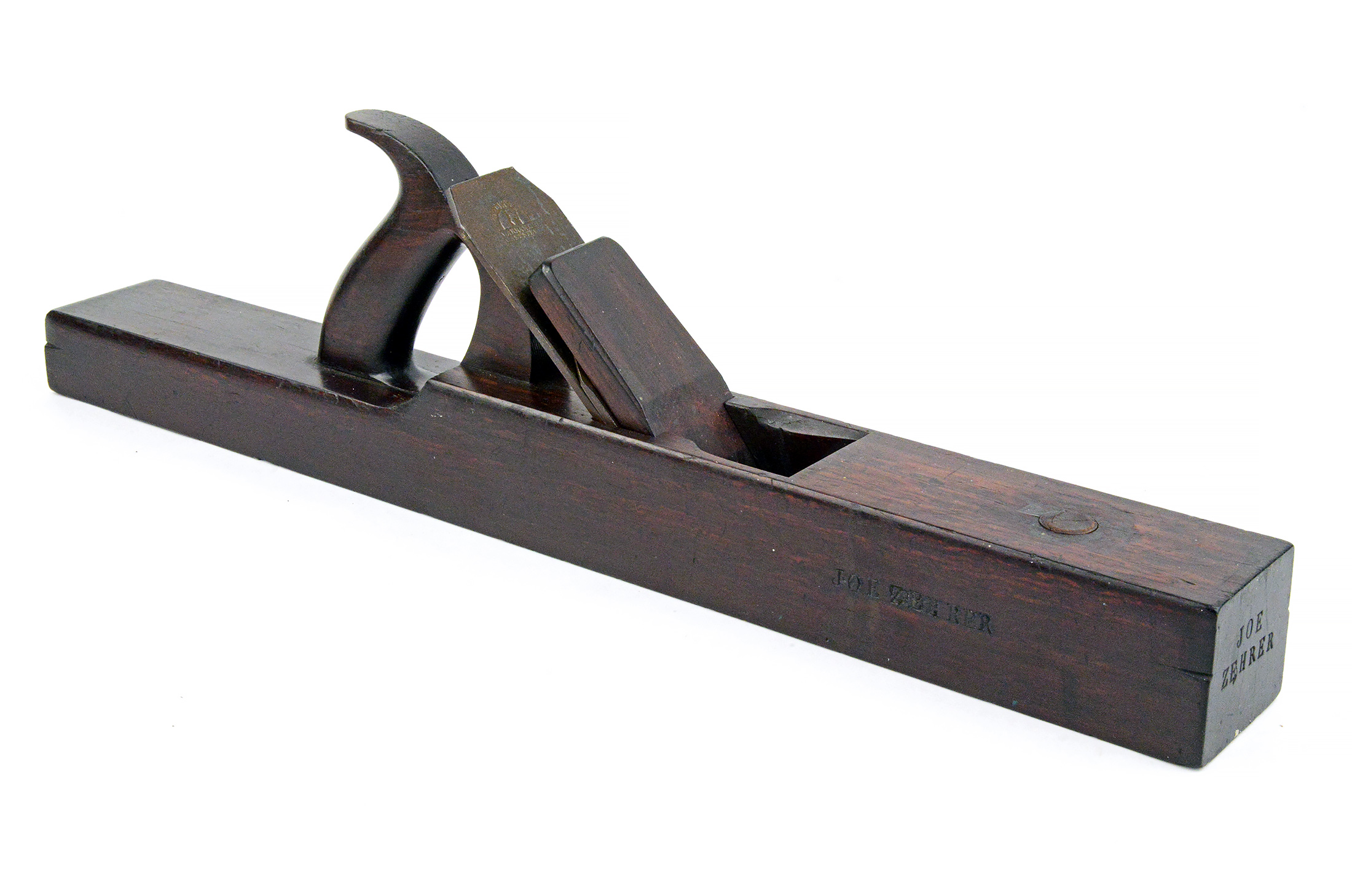 Fantastic Solid Rosewood Razee Jointer Plane Vintage Vials