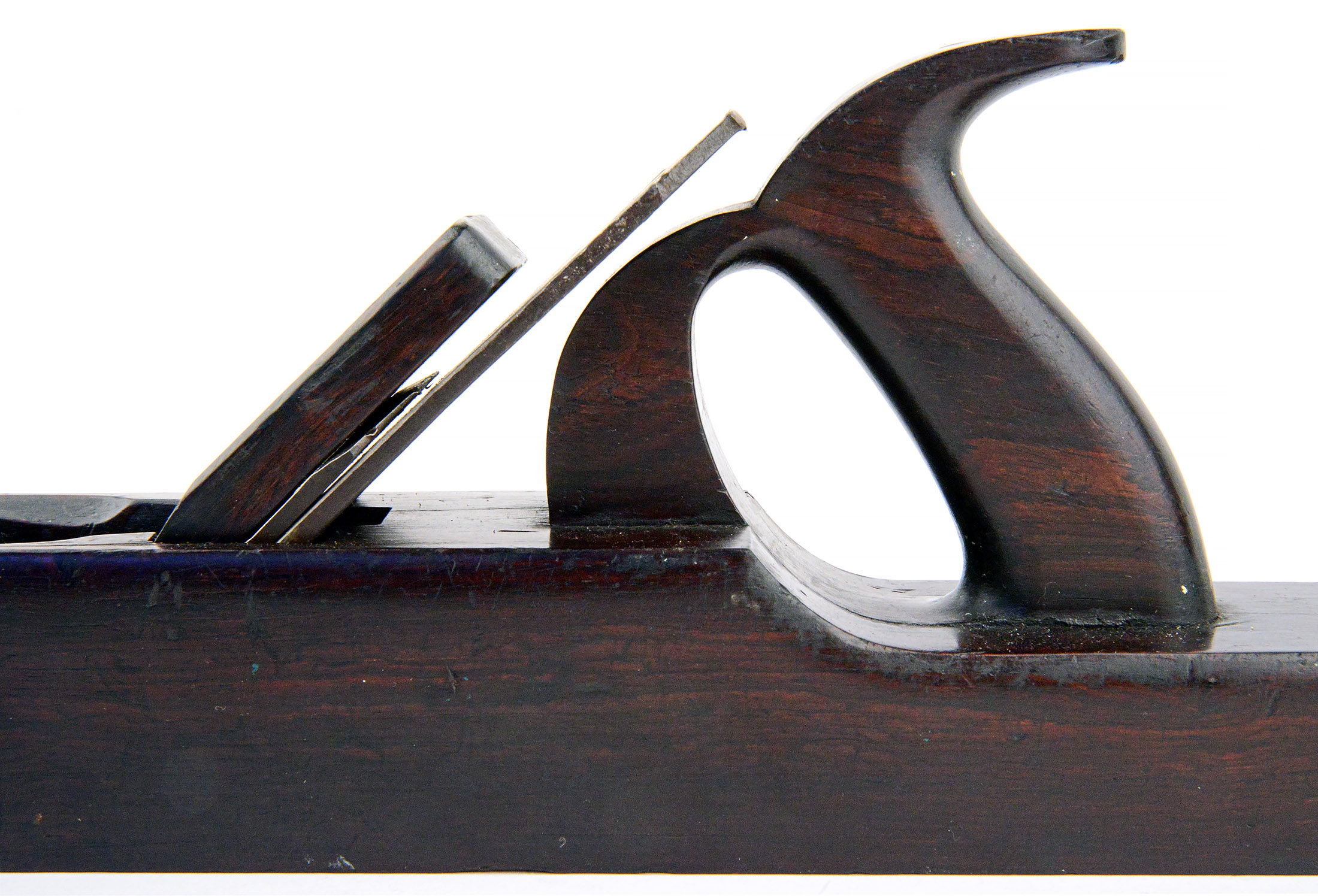 Fantastic Solid Rosewood Razee Jointer Plane Vintage Vials