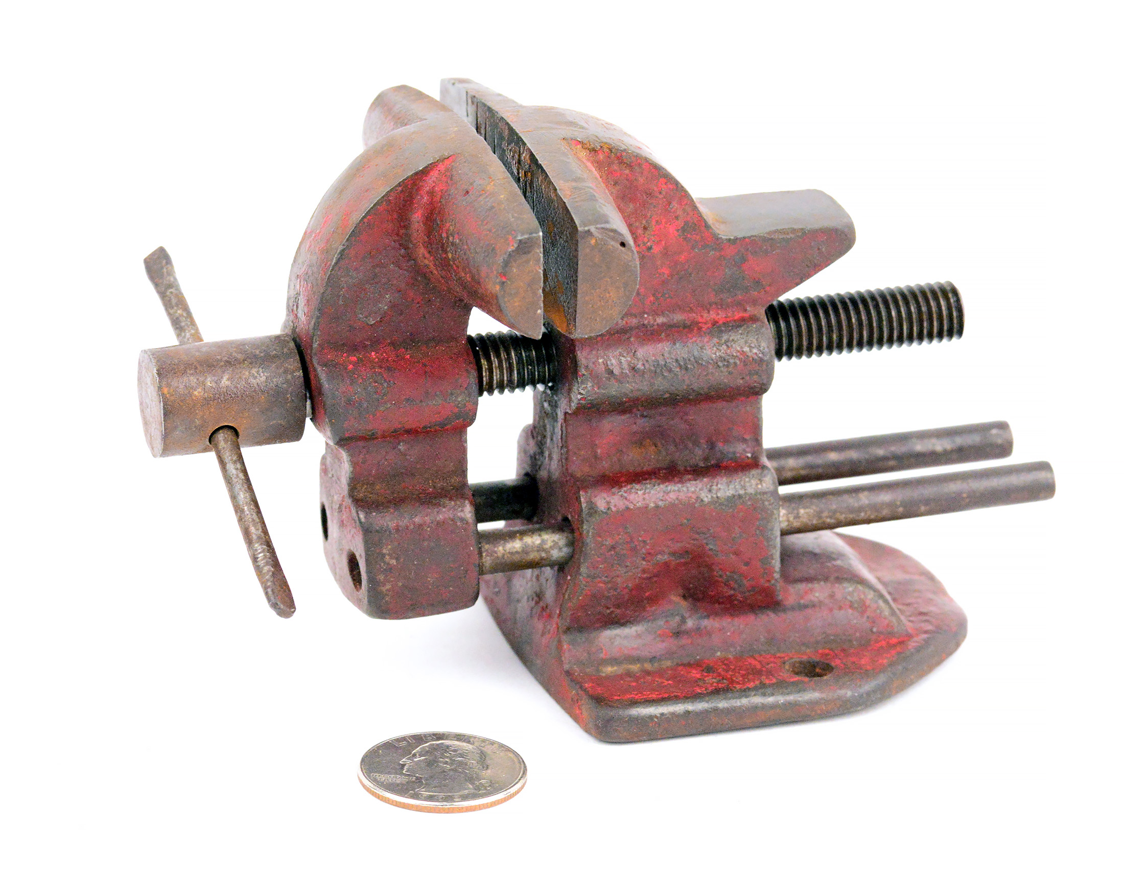 Great Small Vise with 2.75″ Jaws Vintage Vials